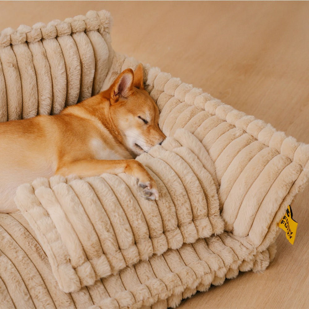 Tapa de la cama - Cama de perros de perros suaves y esponjosos para almohadas para perros blando perros