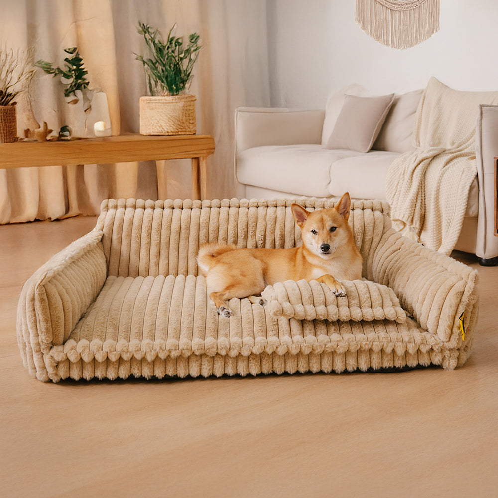Tapa de la cama - Cama de perros de perros suaves y esponjosos para almohadas para perros blando perros