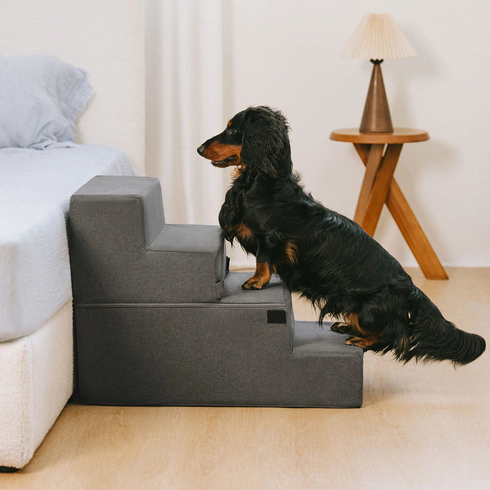 All-in-One Convertible Dog Stairs - Comfortable Joint Support