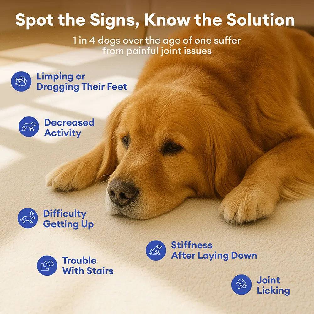 Hip & Joint Supplement Dog Chews (120 Count) | Mobility Support Supplement for Healthy Joints