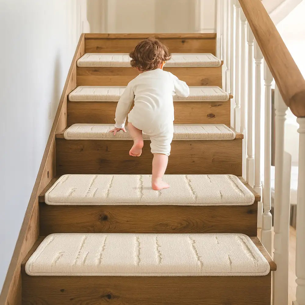 Waterproof Tufted Stain-Resistant Washable Stair Protection Non-Slip Stair Treads
