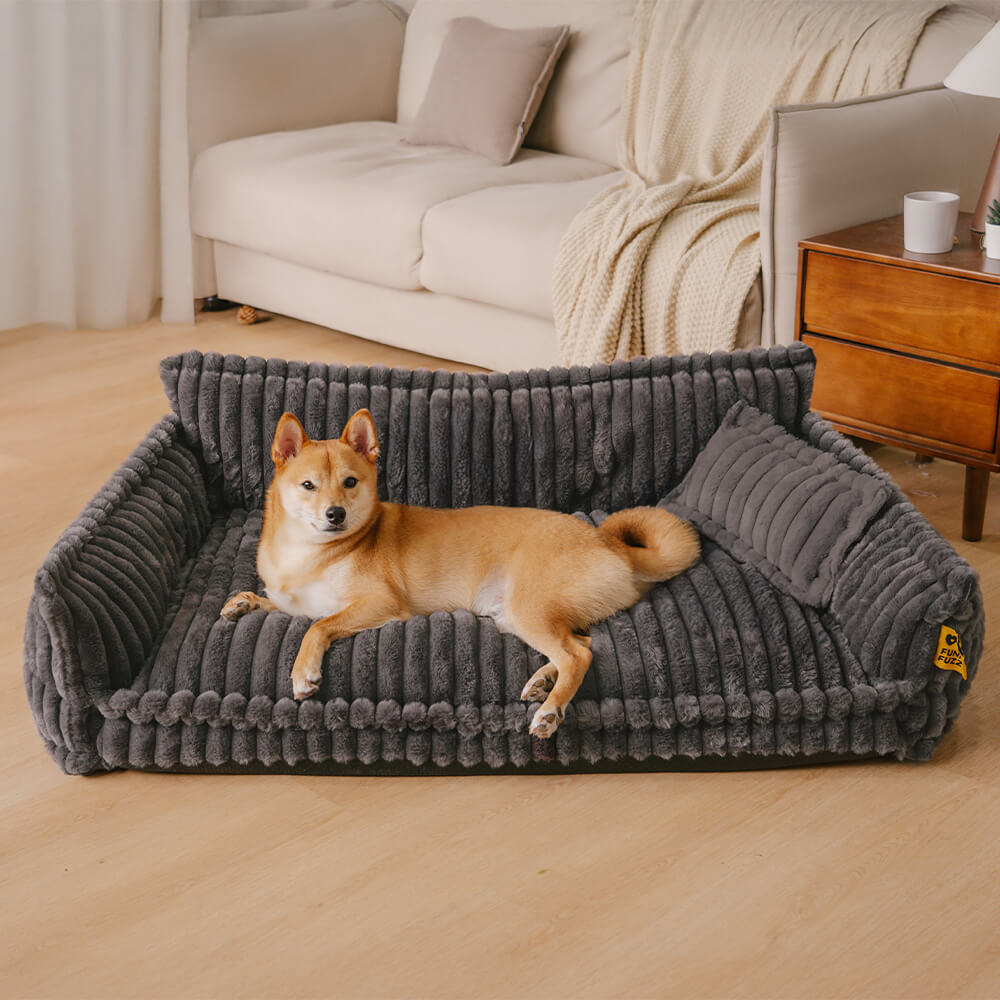 Large Washable Fluffy Orthopedic Soft Dog Pillow Dog Sofa Bed-Snoozy Dreams