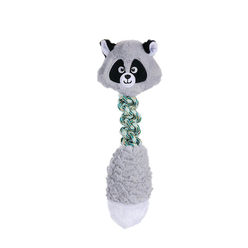 Toy interactivo para perros chirridos de cuerda - Serie de animales