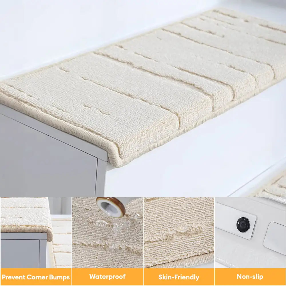 Waterproof Tufted Stain-Resistant Washable Stair Protection Non-Slip Stair Treads