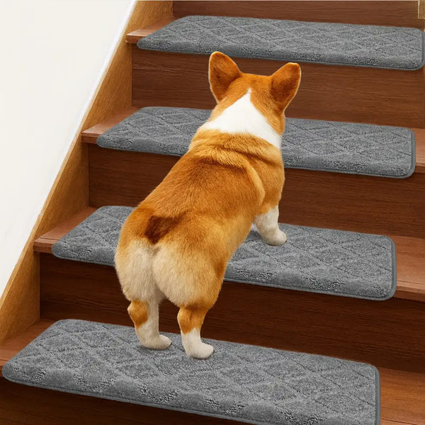 Faux Sisal Diamond Diamante Desgaste de la escalera Resistente a la escalera Bullnose Treadas de escalera sin deslizamiento