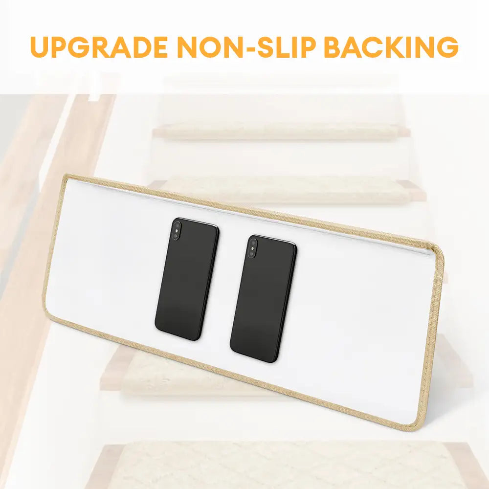 Faux Sisal Diamond Wear-Resistant Stair Protection Bullnose Non Slip Stair Treads