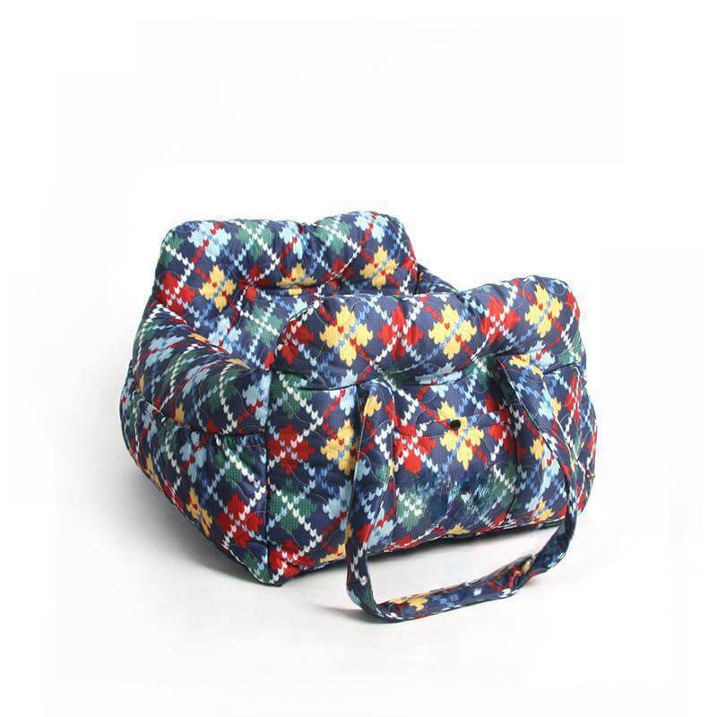 Portable Leisure Outing Pet Bolster Large Dog Car Seat Bed - FUNNYFUZZY