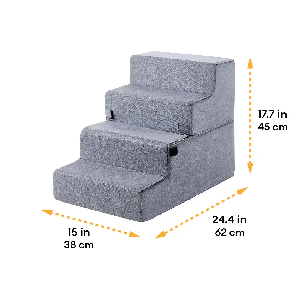All-in-One Convertible Dog Stairs - Comfortable Joint Support