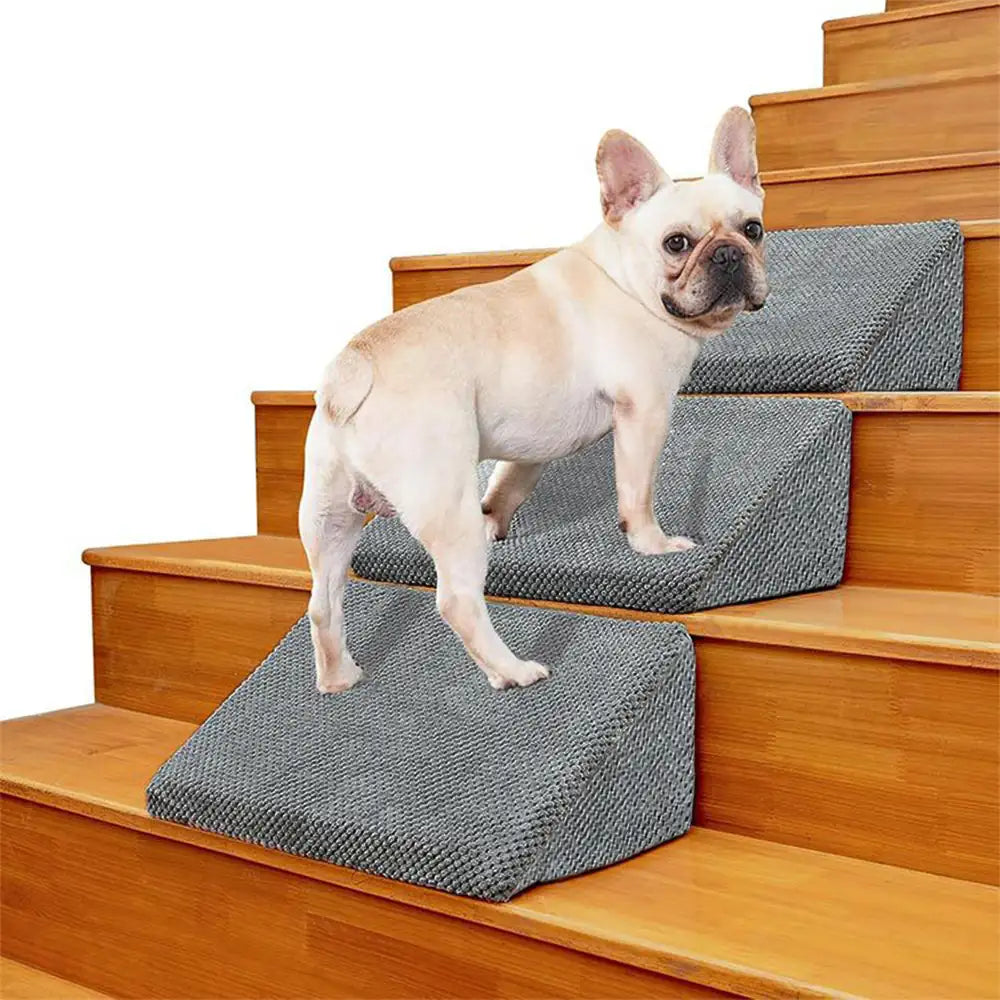 Escaleras de rampa para perros de espuma modular para escaleras de escalera con velcro
