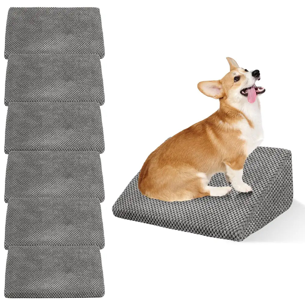 Escaleras de rampa para perros de espuma modular para escaleras de escalera con velcro