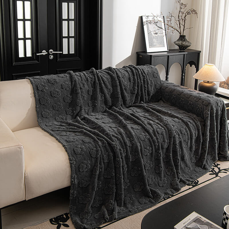 Cubierta de sofá de tiro suave con sofá suave con el sofá de sofá de la pata