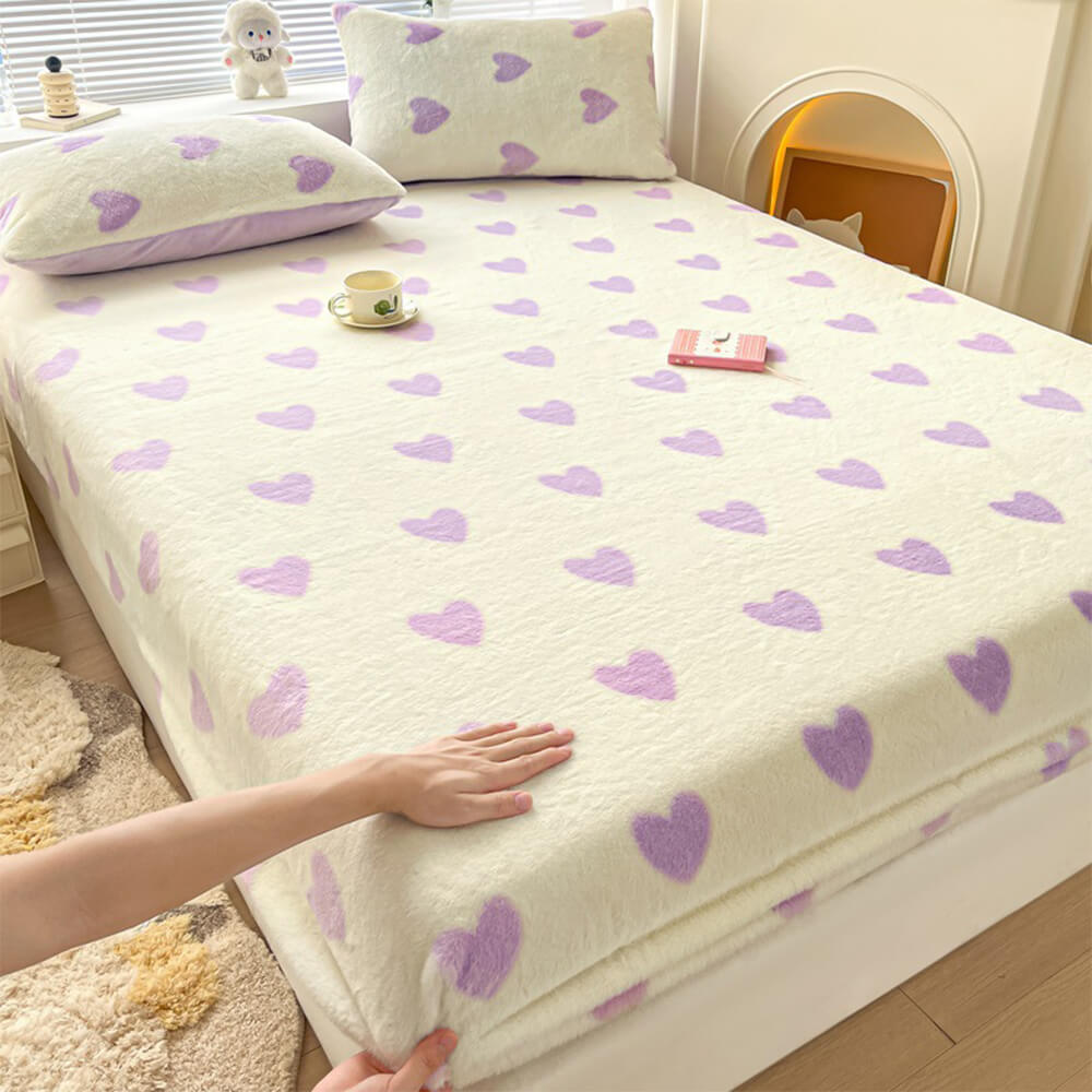 Couvre-matelas extensible et crémeux antistatique