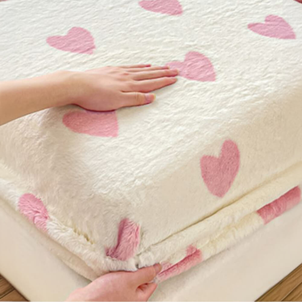 Couvre-matelas extensible et crémeux antistatique