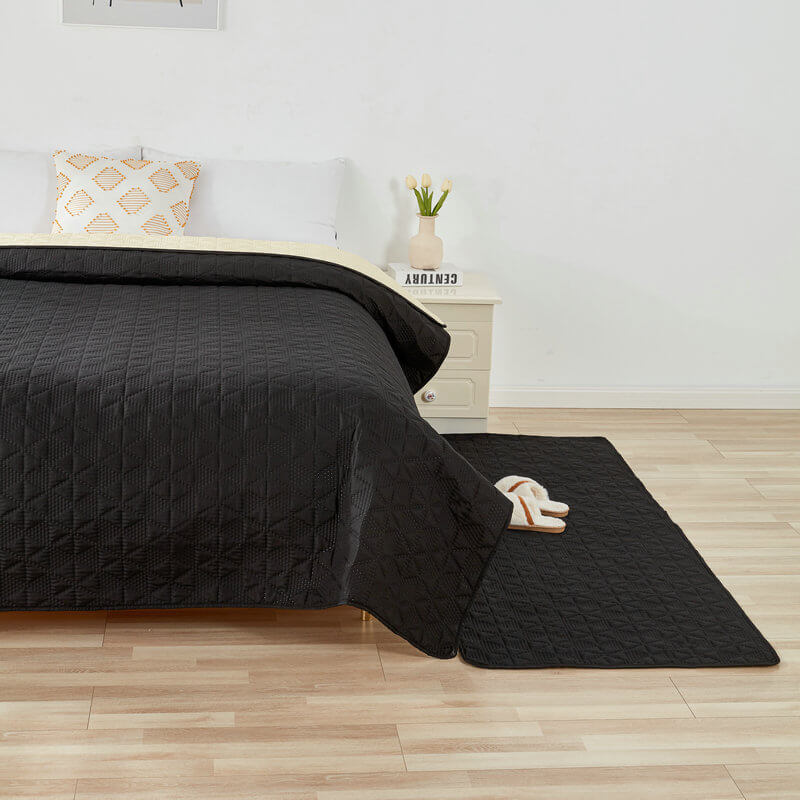 Waterproof Non-Slip Geometric Embossed Multi-Purpose Pet Mat Mattress Protector
