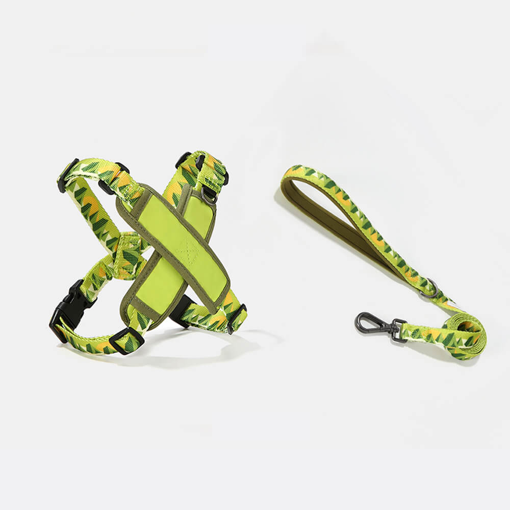 X-Shaped Adjustable Durable Dog Harness and Leash