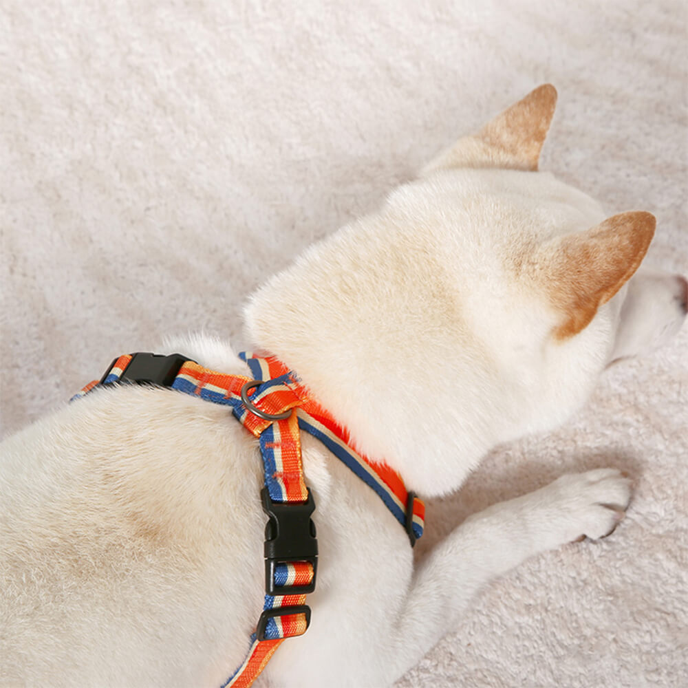 X-Shaped Adjustable Durable Dog Harness and Leash