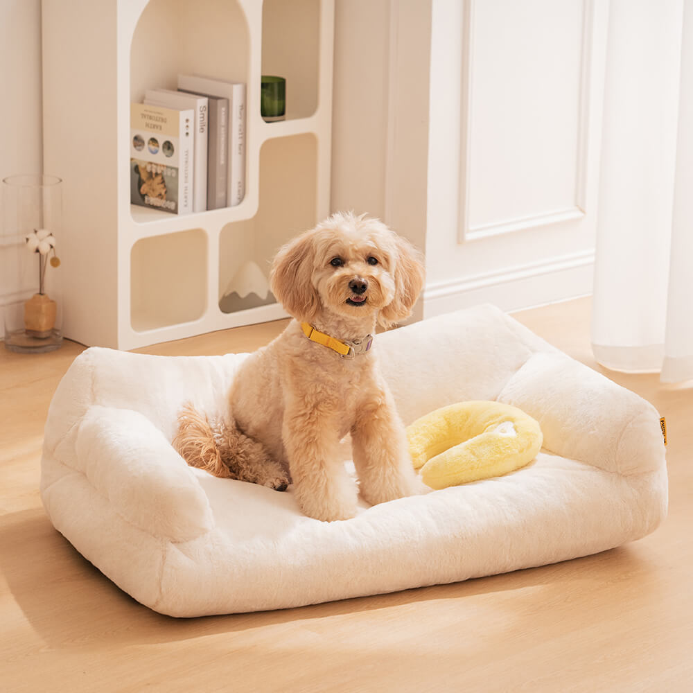 Vintage Leisure Diamond Dog & Cat Sofa Bed - FUNNYFUZZY