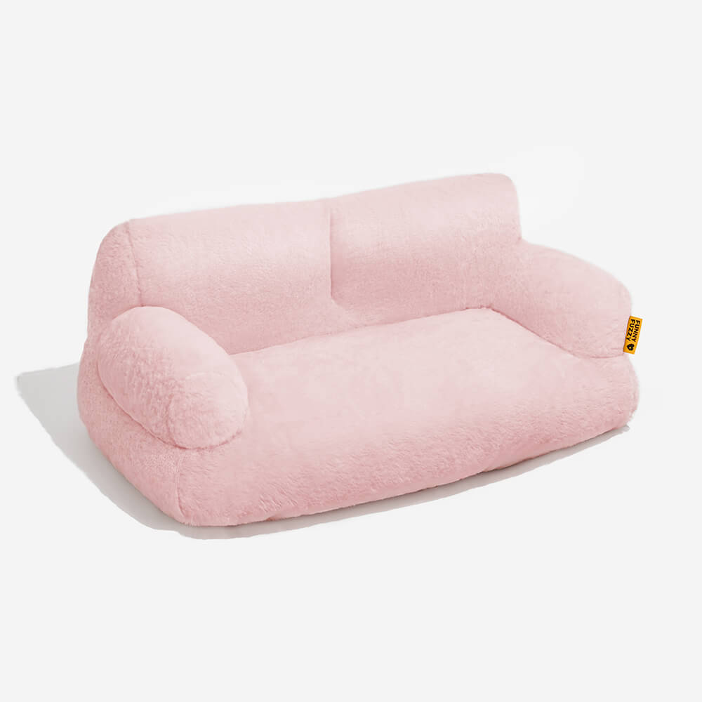 Vintage Leisure Diamond Dog & Cat Sofa Bed - FUNNYFUZZY