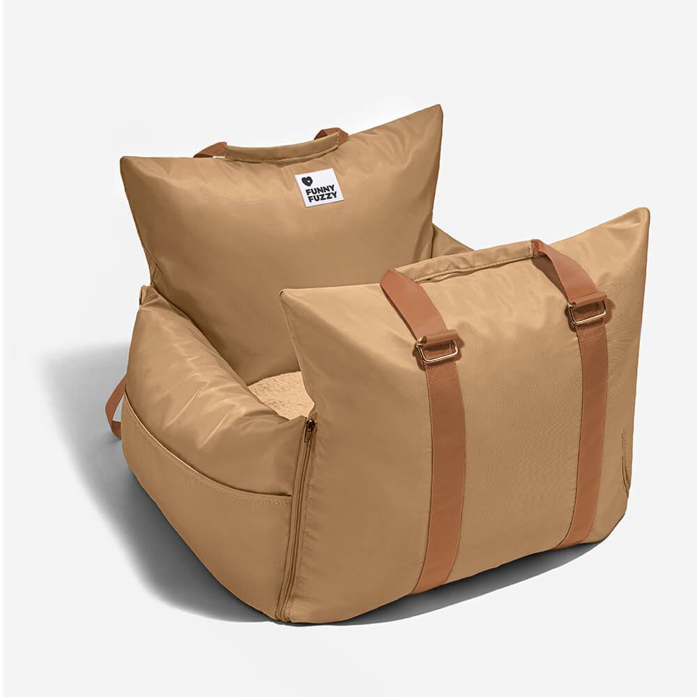 Waterproof Dog Car Seat Bed - First Class - FUNNYFUZZY