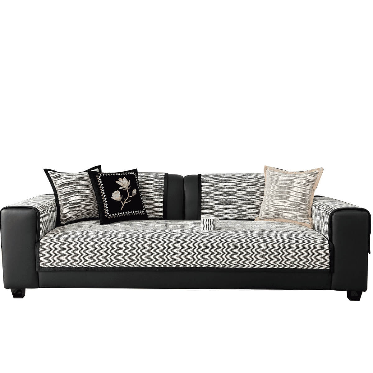 Ligera de lujo Chenille Babata transpirable Tapa del sofá sin deslizamiento resistente a los rasguños