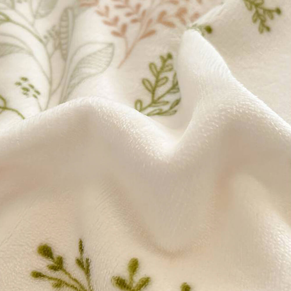 Ensemble de draps protecteurs de literie chauds en velours de lait Line Art