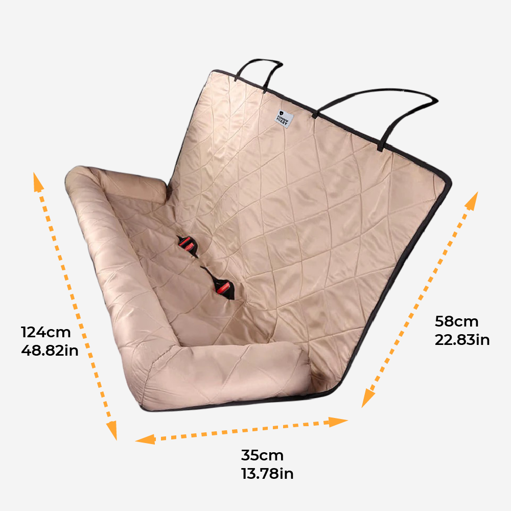 Dog Bed Car Seat - FUNNYFUZZY