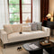 Minimalist Water-resistant Wheat Stripe Design Chenille Couch Cover