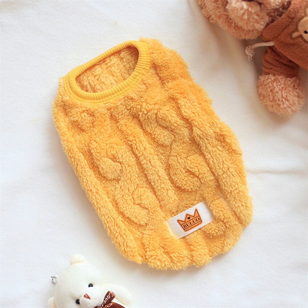 Suéter polar acogedor y afelpado para perros: disponible en varios colores <tc>Color</tc>s