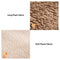 Plush Striped Cave Covered Orthopedic Dog Bed With Pillow - FluffyWarm