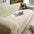 Textured Wheat Ear Pattern Jacquard Fleece Magic Couch Cover