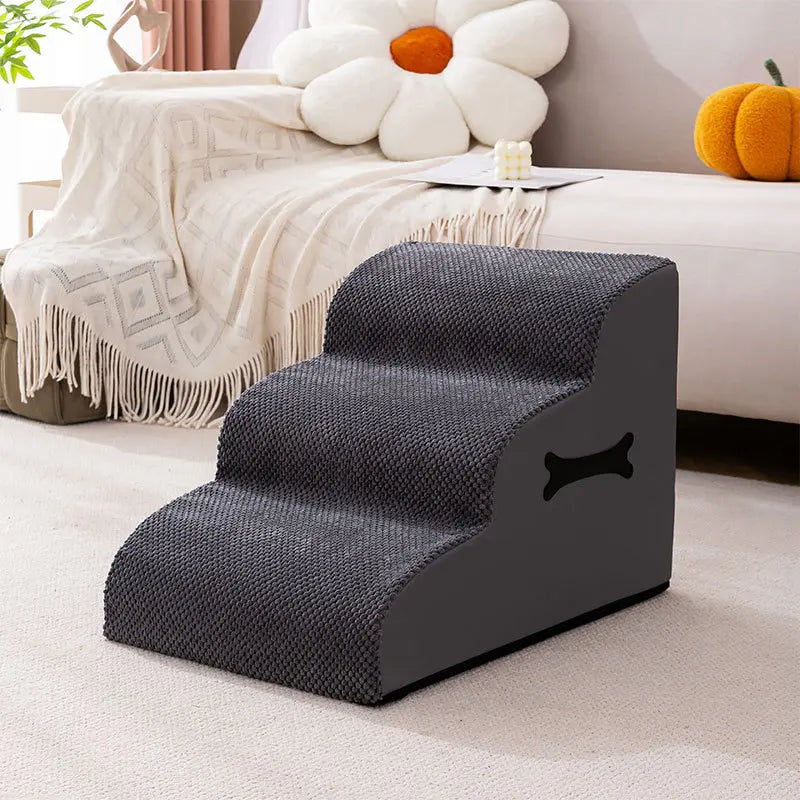 Escaleras de perro suave sin deslizamiento ajustables con rampa suave