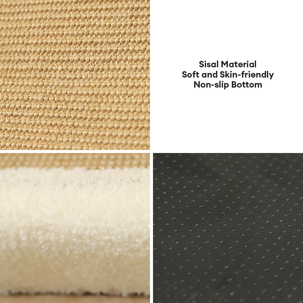 Cama de gato Sisal de tablero de ajedrez con tablero de rascado integrado: elegante y duradero