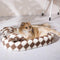 Cama de gato Sisal de tablero de ajedrez con tablero de rascado integrado: elegante y duradero