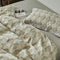 Diamond Jacquard Double-Layer Crinkled Cotton Bed Sheet Set