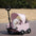 Lightweight Compact Foldable Small Dogs Pet Stroller with Sunshade Canopy