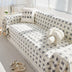 Stylish Checkered Fringed Tassel Chenille Sofa Protector Throw Couch Cover