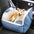 Bear Ears Pet Car Safety Bed Dog Car Seat Bed - FUNNYFUZZY