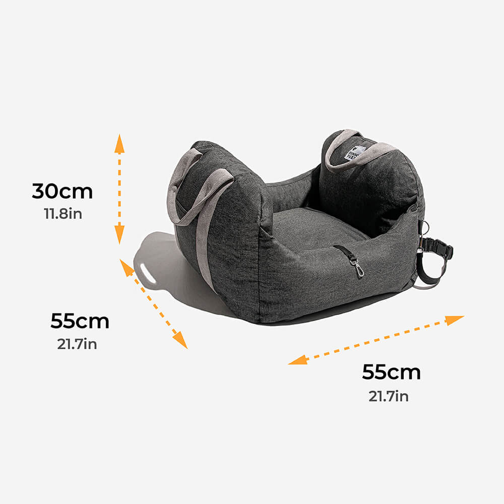 Dog Car Seat Bed - First Class - FUNNYFUZZY