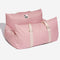 Full Leather Dog Pet Car Seat Bed - Fort - FUNNYFUZZY
