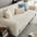 Waterproof Antimicrobial Simple Striped Chenille Anti-scratch Couch Cover
