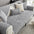 Waterproof Antimicrobial Simple Striped Chenille Anti-scratch Couch Cover