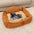 Vintage Large Cozy Calming Sofa Dog Bed - FUNNYFUZZY