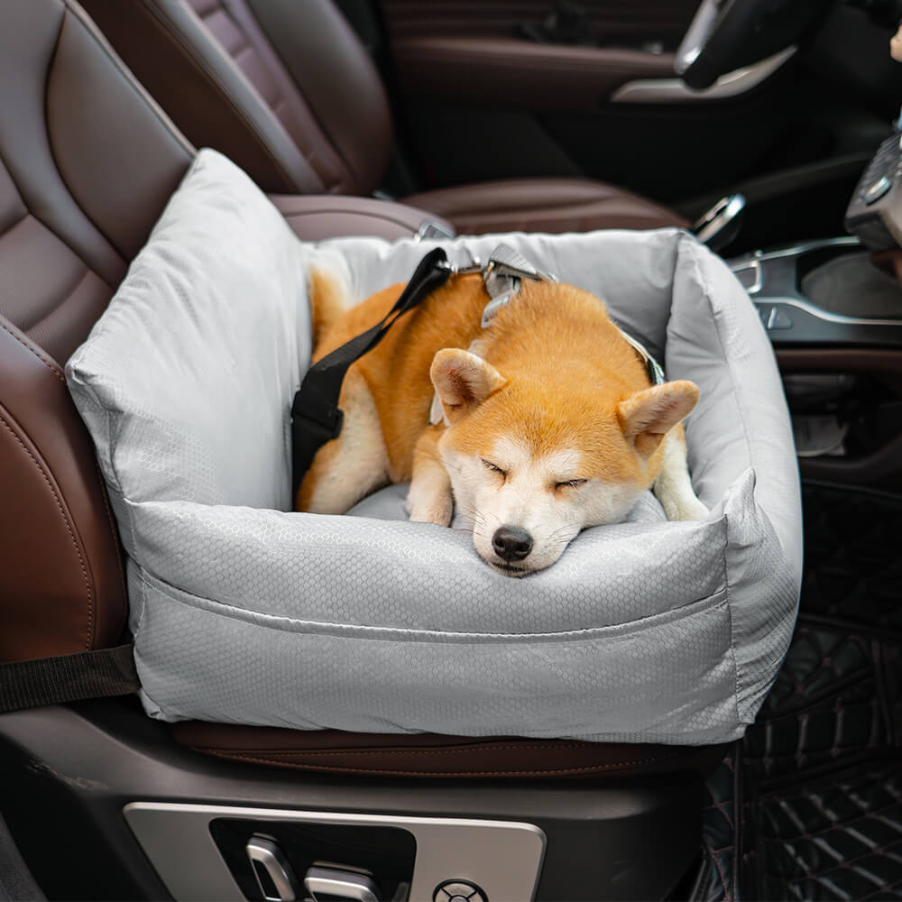 Waterproof Travel Bolster Dog Car Seat Bed - FUNNYFUZZY