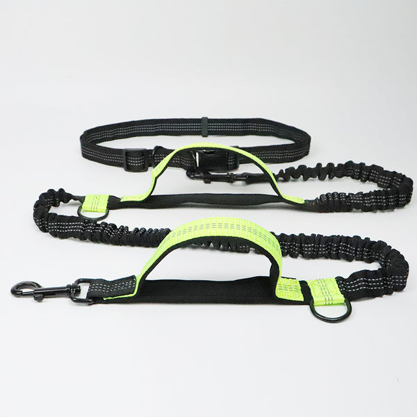 Multifunction Hands Free Dog Leash With Safety Seat Belt - FUNNYFUZZY