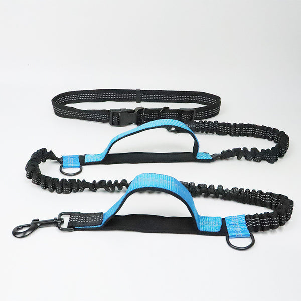 Multifunction Hands Free Dog Leash With Safety Seat Belt - FUNNYFUZZY