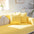 Weave Pattern Cotton Quilted Sectional Couch Cover