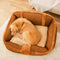 Vintage Large Cozy Calming Sofa Dog Bed - FUNNYFUZZY