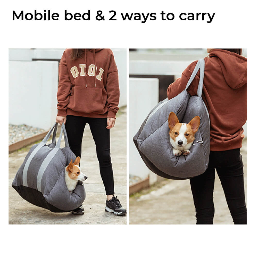 Dog Car Seat Bed - First Class - FUNNYFUZZY