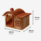 House Design Semi-Enclosed Cat Bed - FUNNYFUZZY