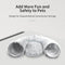 2 in 1 Foldable Indoor Soft Round Cat Tunnel Bed - FUNNYFUZZY